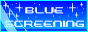The Bluescreening button. It's the text 'Bluescreening' on a blue background with sparkles, and it has a shiny effect.